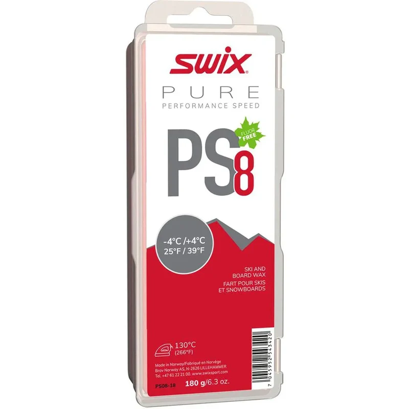Fart de glisse Swix PS8 Rouge -4 °C/4 °C